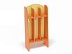 Шкаф для пол. напольный Волна 3-х секционный (разноцветный (ая), Оранжевый)