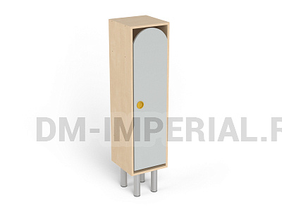 Шкаф 1-но секционный на металлических ножках