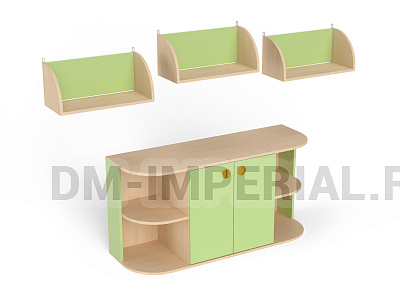 Уголок природы Малыш с полками 