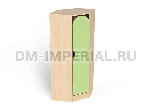 Оснащение детских садов, Шкафы, Шкаф 1-но секционный на цоколе стандарт угловой ШР-002-С-У