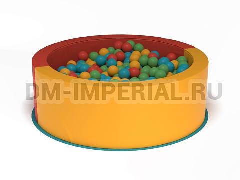 Оснащение детских садов, Мягкие модули, Сухой бассейн Круглый ММ-СБ-004