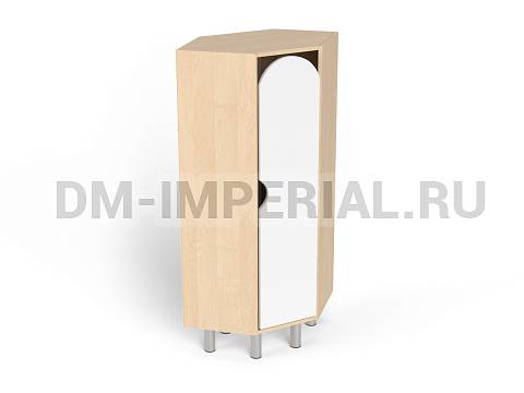 Оснащение детских садов, Шкафы, Шкаф 1-но секционный на металлических ножках стандарт угловой ШР-003-С-У