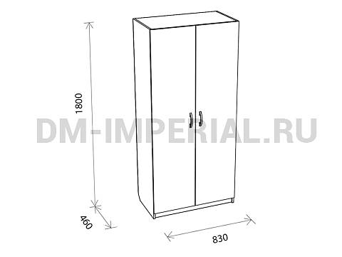 Офисная мебель, Шкафы для офиса, Шкаф офисный с дверьми Ш 1.12 Ш-1.12