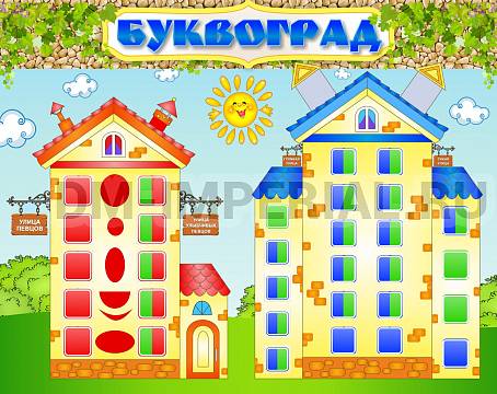 Информационные стенды, Оформление стендов для сада, Буквоград ДС-01184