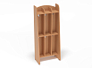 Шкаф для пол. 2-х ярусный 3-х секционный Волна (каркас бук)
