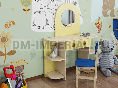 Оснащение детских садов, Игровая мебель, Трюмо Мальвина ИМ-013