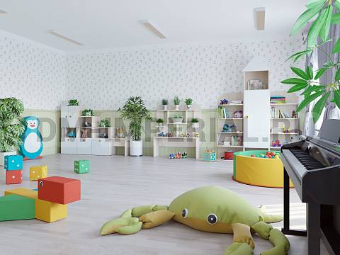 Оснащение детских садов, Детские уголки, Уголок природы Цветочек ИМ-075