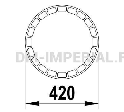 Уличное оборудование, Садово-парковое оборудование, Урна со вставкой У 1.30 У 1.30