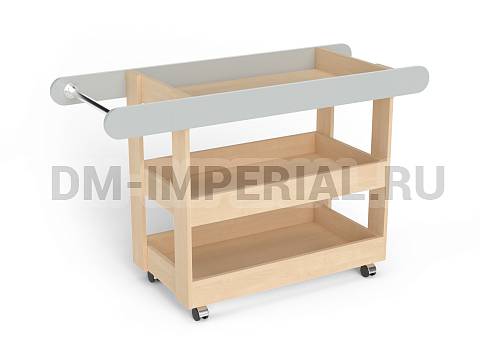 Оснащение детских садов, Детские уголки, Тележка для спортинвентаря ИМ-063