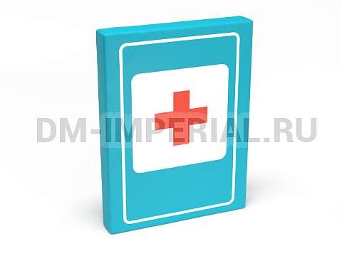Оснащение детских садов, Мягкие модули, Дорожный знак Пункт медицинской помощи ММ-ДЗ-06.002