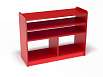 Модуль 2, стеллаж (красный (ая), Вариант 17)