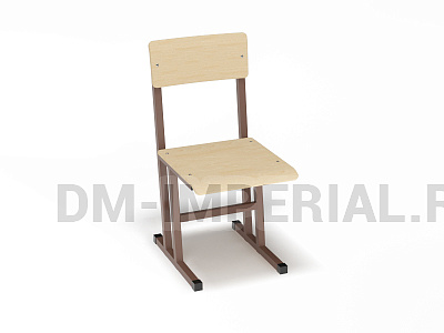 Стул ученический нерегулируемый на квадратной трубе