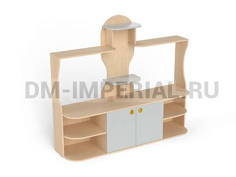 Оснащение детских садов, Детские уголки, Шкаф для уголка живой природы 3 ИМ-033