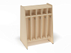Шкаф для пол. 2-х сторонний 5-ти секционный (каркас дуб)