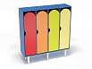Шкаф 4-х секционный на металлических ножках стандарт (разноцветный (ая), Вариант 11)