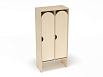 Шкаф для одежды 2-х секционный стандарт (каркас дуб, Вариант 5)