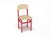 Стул ученический нерегулируемый (каркас красный, 4гр.)