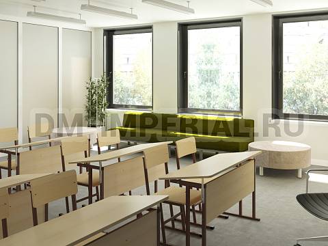 Оснащение школ, Мягкая мебель для школ, Пуф круглый ШМ-ММ-025