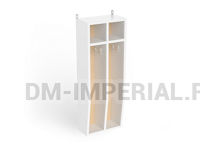 Шкаф для полотенец навесной 2-х секционный