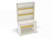 Стеллаж для экспериментирования (скандинавия с разноцветными фасадами, Вариант 19)