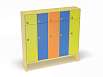 Шкаф 5-ти секционный с антресолью (разноцветный (ая), Вариант 9)