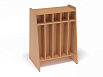 Шкаф для пол. 2-х сторонний 5-ти секционный (каркас бук)