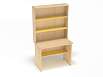 Стеллаж для экспериментирования (каркас дуб с разноцветными фасадами, Вариант 8)