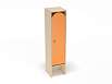 Шкаф для одежды 1-но секционный (каркас дуб с разноцветными фасадами, Вариант 11)