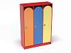 Шкаф 3-х секционный на цоколе (разноцветный (ая), Вариант 11)