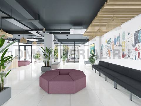 Оснащение школ, Мягкая мебель для школ, Диван модульный 1 ШМ-ММ-070