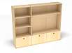 Стеллаж светофор (каркас дуб, Вариант 7)