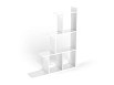Стеллаж Лесенка (белый)