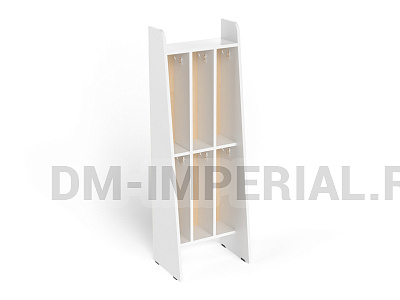 Шкаф для полотенец 2-х ярусный 3-х секционный