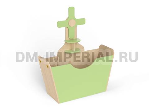 Оснащение детских садов, Детские уголки, Ящик для спортинвентаря Мельница ИМ-064