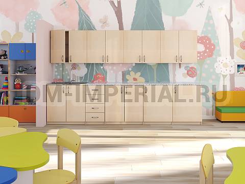 Оснащение детских садов, Шкафы, Тумба 1-но дверная КМ-003