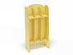 Шкаф для пол. напольный Волна 3-х секционный (разноцветный (ая), Желтый)
