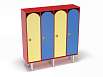Шкаф 4-х секционный на металлических ножках (разноцветный (ая), Вариант 11)