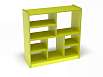 Модуль 3, стеллаж (лайм, Вариант 14)