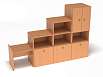 Стеллаж Мишутка (каркас бук, Вариант 1)