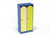 Шкаф 2-х секционный на цоколе (разноцветный (ая), Вариант 9)