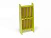Шкаф для полотенец 2-х ярусный 4-х секционный (разноцветный (ая), Лайм)
