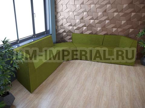 Оснащение школ, Мягкая мебель для школ, Диван модульный 12 ШМ-ММ-092