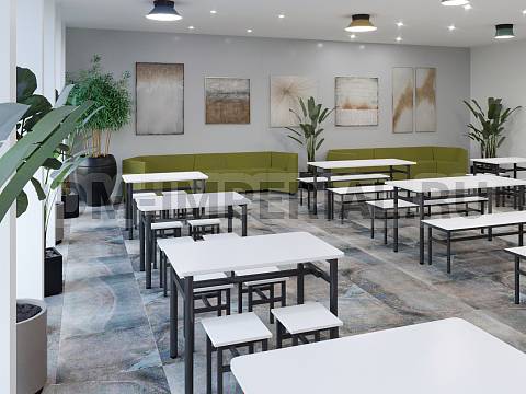 Оснащение школ, Мягкая мебель для школ, Диван модульный 9 ШМ-ММ-086