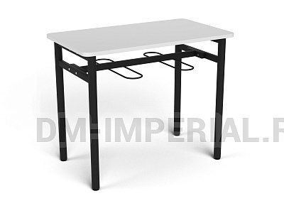 Стол обеденный 1000 с подвесами под табурет