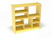 Модуль 3, стеллаж (желтый (ая), Вариант 13)
