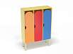 Шкаф 3-х секционный на металлокаркасе стандарт (разноцветный (ая), Вариант 9)