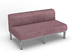 Диван 2-х местный на металлокаркасе (Ткань Rose)