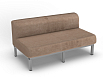 Диван 2-х местный на металлокаркасе (Ткань Beige)