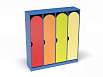 Шкаф 4-х секционный на цоколе стандарт (разноцветный (ая), Вариант 11)