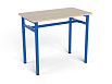 Стол обеденный 1000 (дуб, каркас синий, 3/4/5/6 гр.)